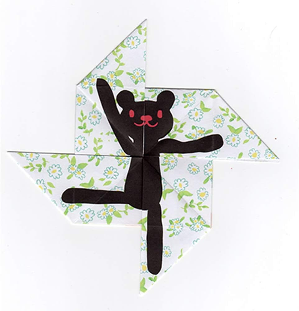 Sanbongawa MES04001 Bear'S School Origami Masterpiece Picture Book Origami image number 2