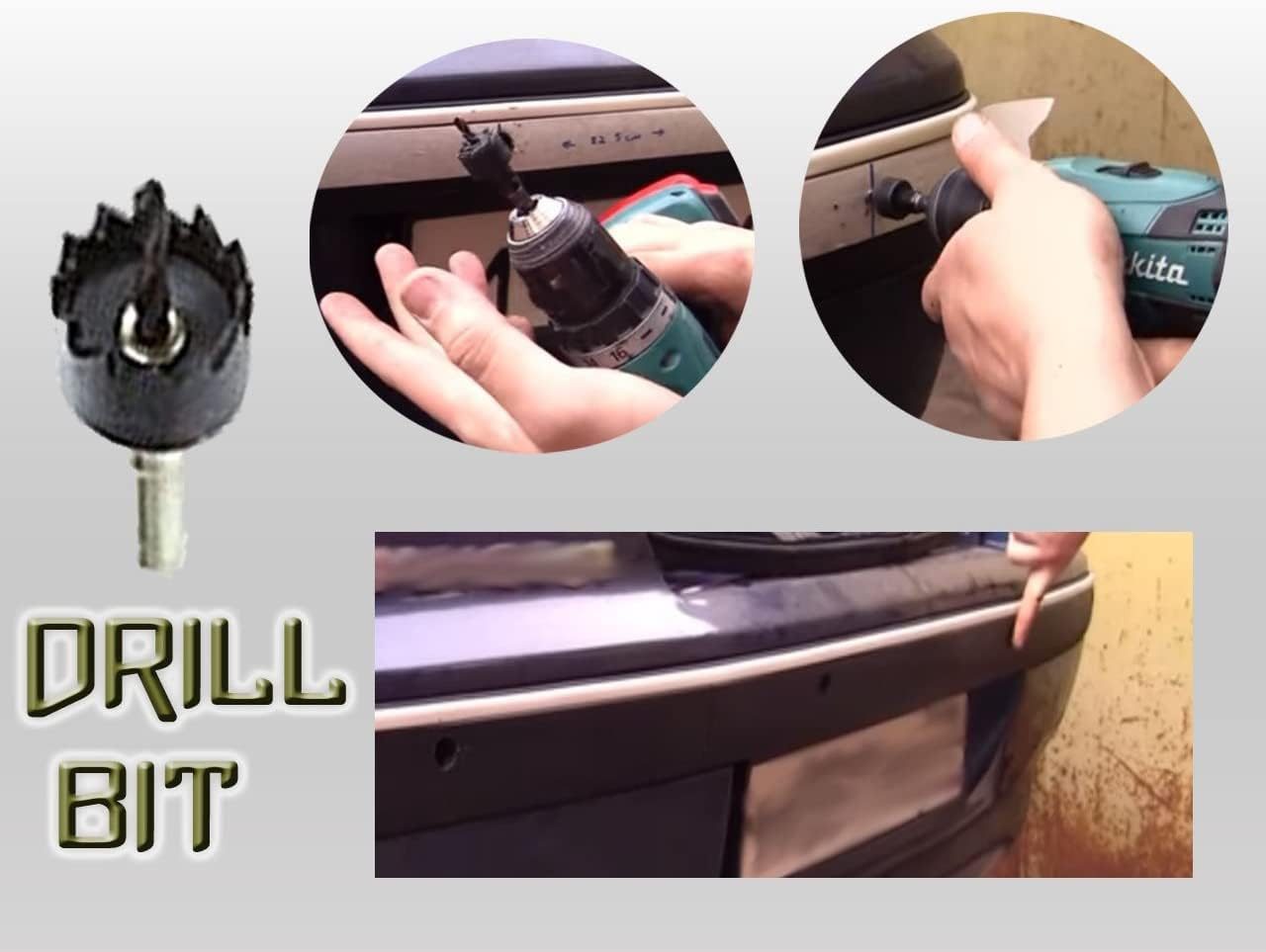 ZONETECH Parking Sensors LED Display Car Reverse Backup Radar System (2 Pack) image number 3