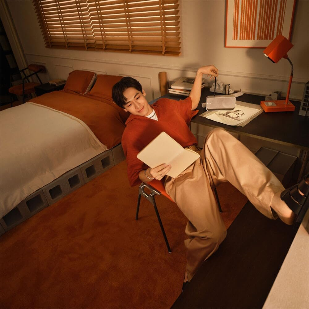 Bose Soundlink Home Speaker, Premium, Portable and Wireless Bluetooth Bookshelf Speaker, up to 9 Hours Battery Life, Light Silver image number 6