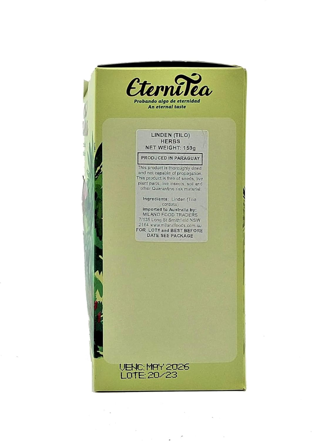 Eternitea Linden (Tilo) Herbal Tea 150G image number 1