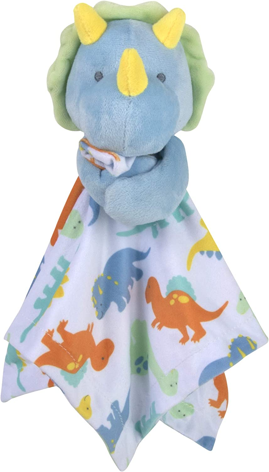 Minky Animal Snuggler Lovey Blanket for Kids, Babies, Boys, Girls, Gender Neutral Security Blanket with Stuffed Animal
