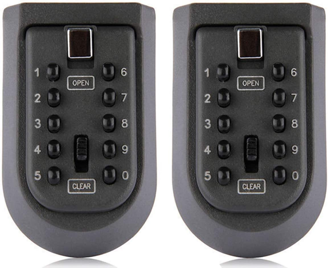 OZSTOCK Combination Lock Key Safe Storage Box Padlock Security Home Outdoor Secure Storage for House/Car Keys (1Pack, Model: 4)