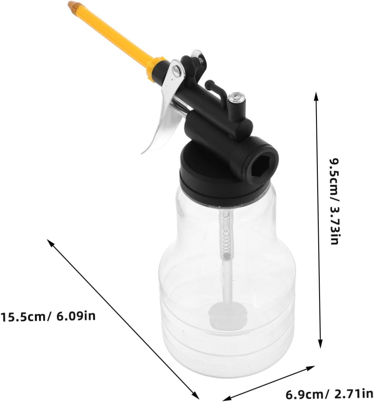 SOLUSTRE Oiler High Pressure Plastic Bottle Copper Nozzle for Automotive Engine Lubrication image number 6