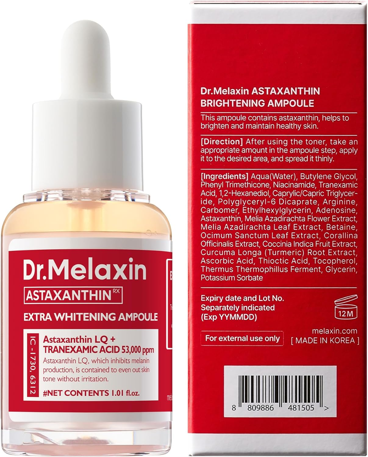 DR.MELAXIN Astaxanthin Ampoule 30M image number 2