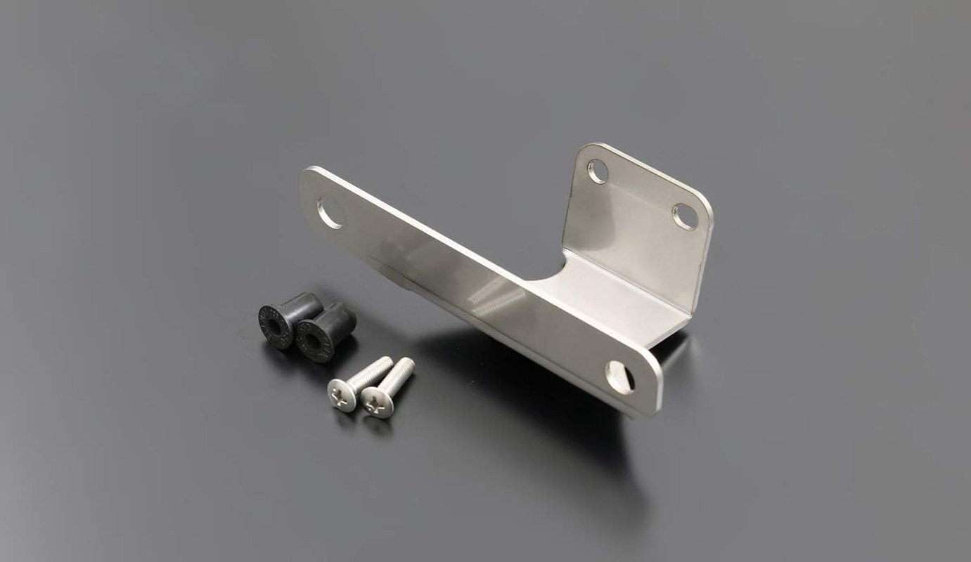 PMC Z900RS Kawasaki Stem Emblem Set, Lowercase with Mounting Stay, Black 189-1026 image number 6