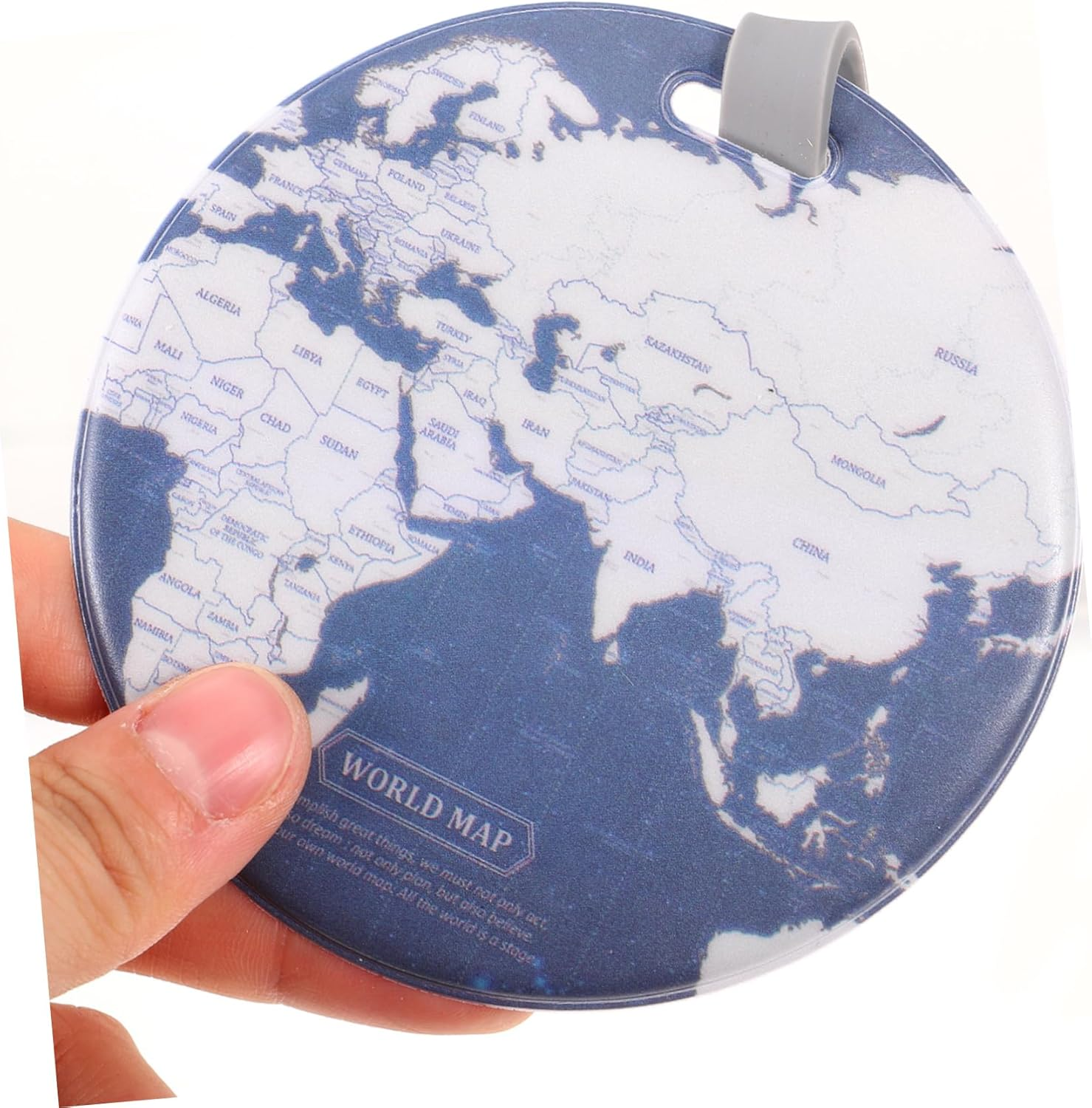 COLLBATH World Map Luggage Tag Suitcase Identifier Id Label for Women Men Travel image number 4