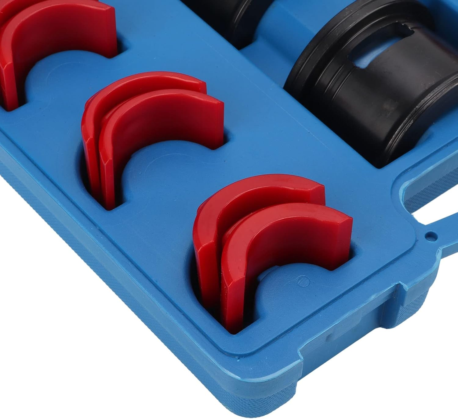 Motorcycle Bike Fork Seal Driver Tool Kit, Carbon Steel Universal 35‑50Mm Fork Seals Tool, Front Fork Driver Installer Tool Set for 35/36, 40/41, 42/43, 45/46, 47/48, 49/50Mm image number 5