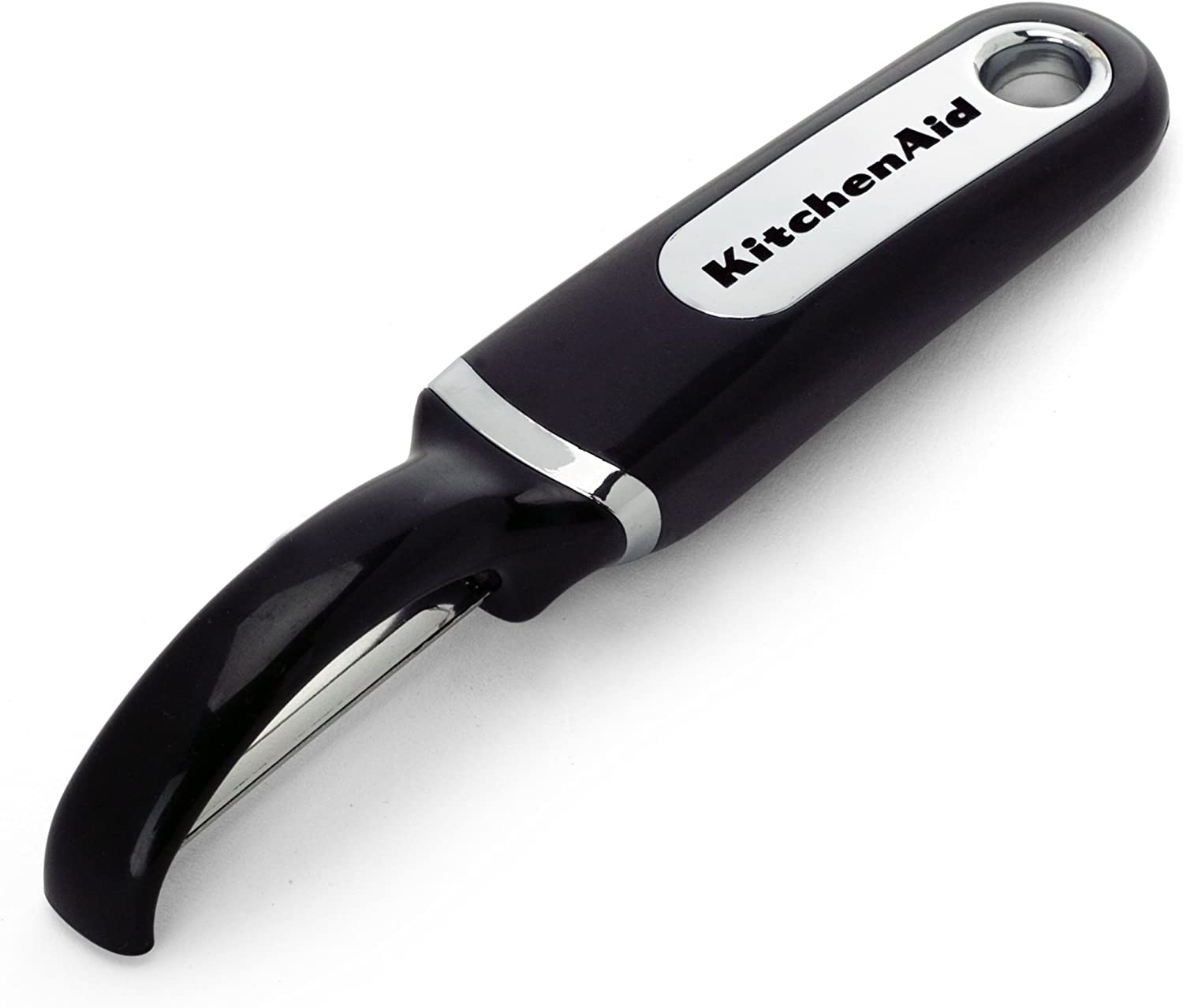 Kitchenaid Classic Euro Peeler Empire Red - Double-Edged Serrated Blade for Effortless Peeling | Rust-Resistant Stainless Steel Construction | Ergonomic Handle for Comfort Protective Sheath