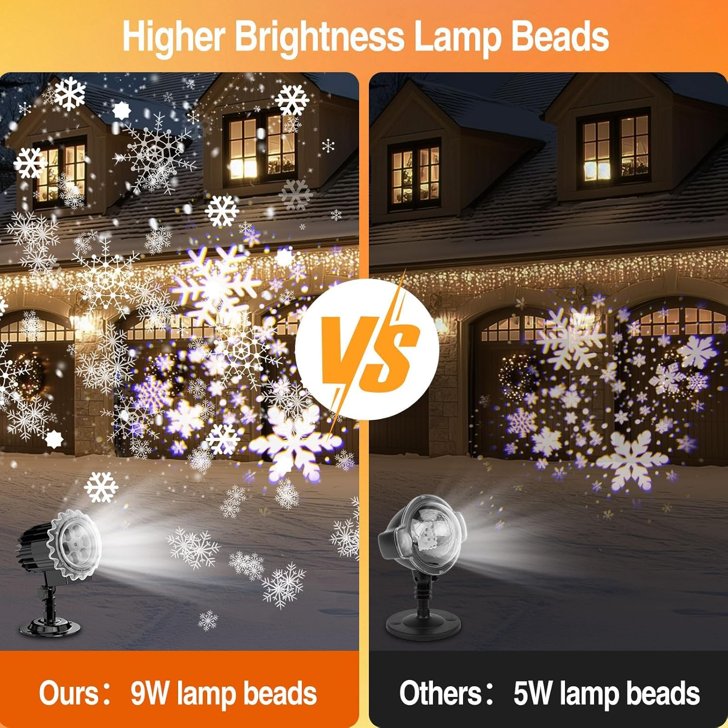 BYVCUI Christmas Projector Lights Outdoor Christmas Laser Lights Outdoor Christmas Laser Light Waterprooffor for Xmas Halloween Christmas Decorations, LED Holiday Xmas Holiday, Party, Wedding image number 1