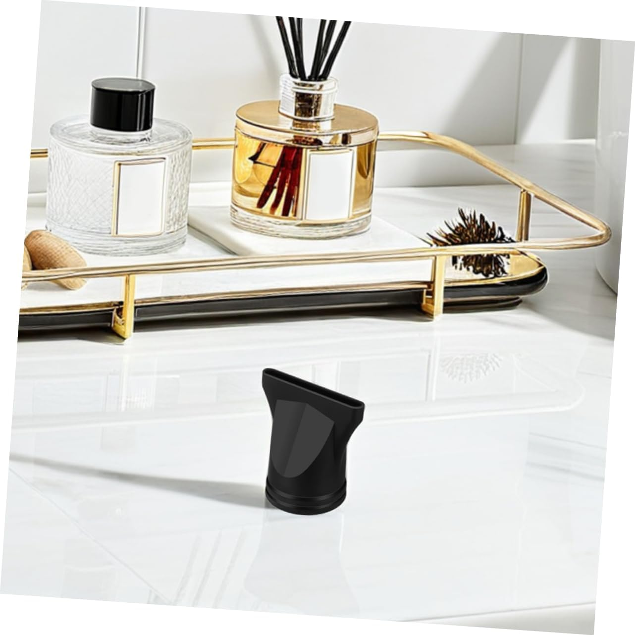 LOORGVEL 5Pcs Hair Dryer Nozzles Attachments for Hair Dryers Narrow Concentrator Nozzle Diffuser Attachment Fit Heat-Resistant Plastic image number 5