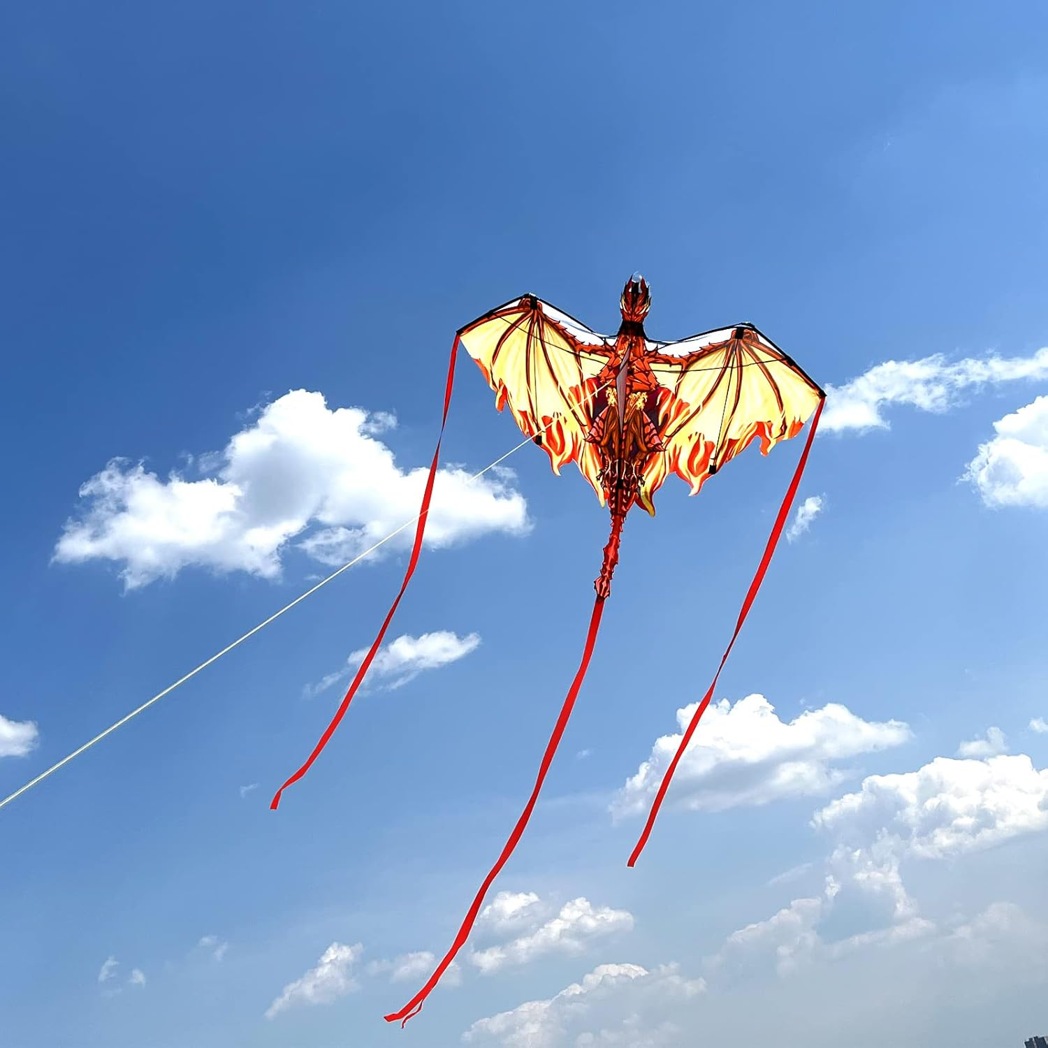 Dragon Kite for Kids & Adults, Easy to Fly Kite for Beginners,Large Single Line Kite for Beach Trip image number 3