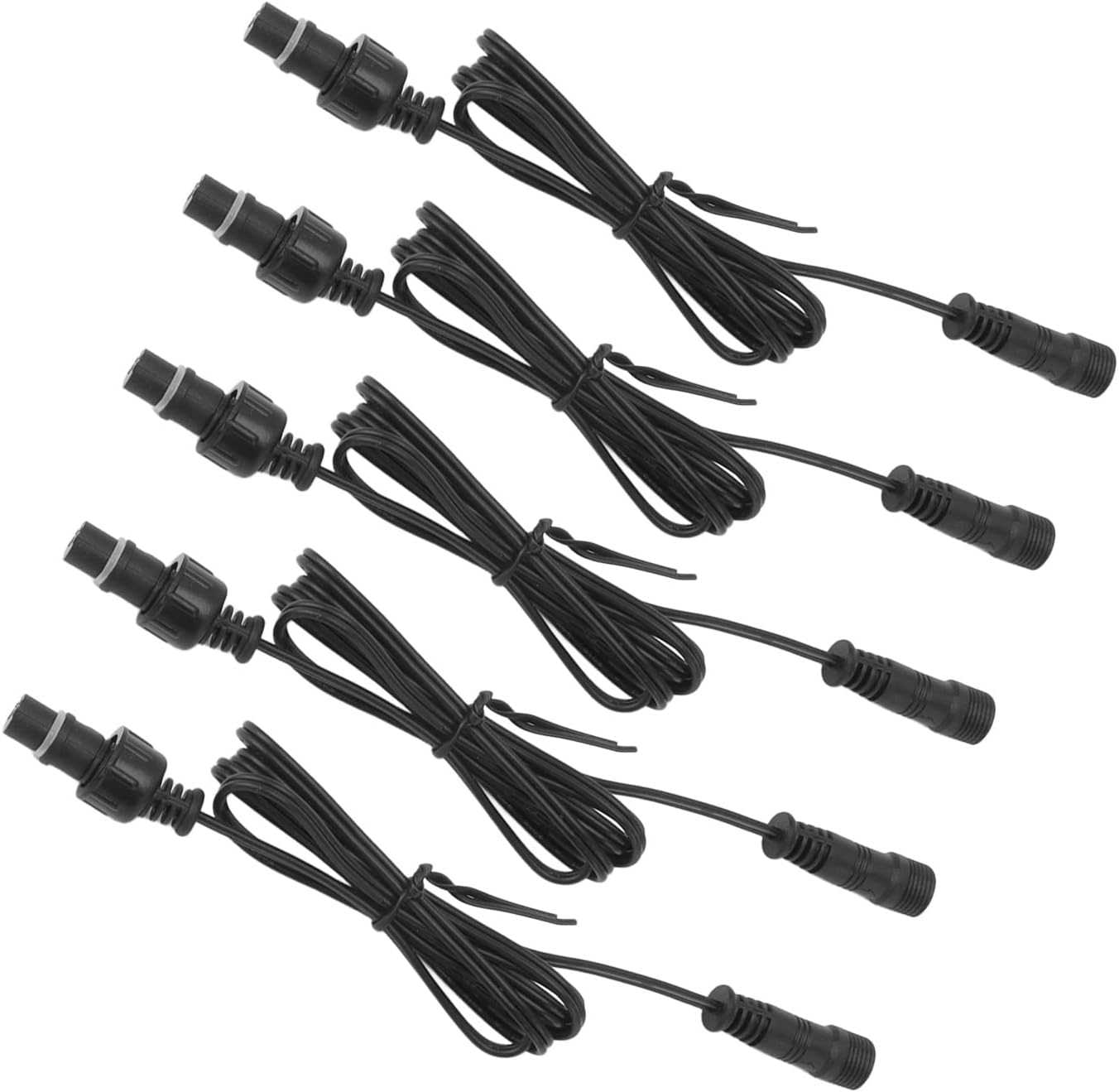 Deck Light Extension Cable, 5 Pcs 2 Pin IP67 Waterproof Deck Light Extension Cord anti Impact Plug and Play for Outdoor image number 1