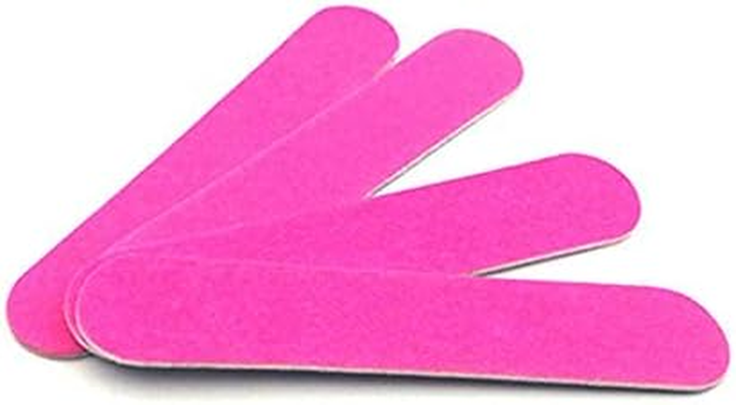 Small Nail Files Bulk, 100 Pcs Disposable Double Sided Emery Boards Travel Size for Men, Women, Kids (3.3 Inch) image number 1