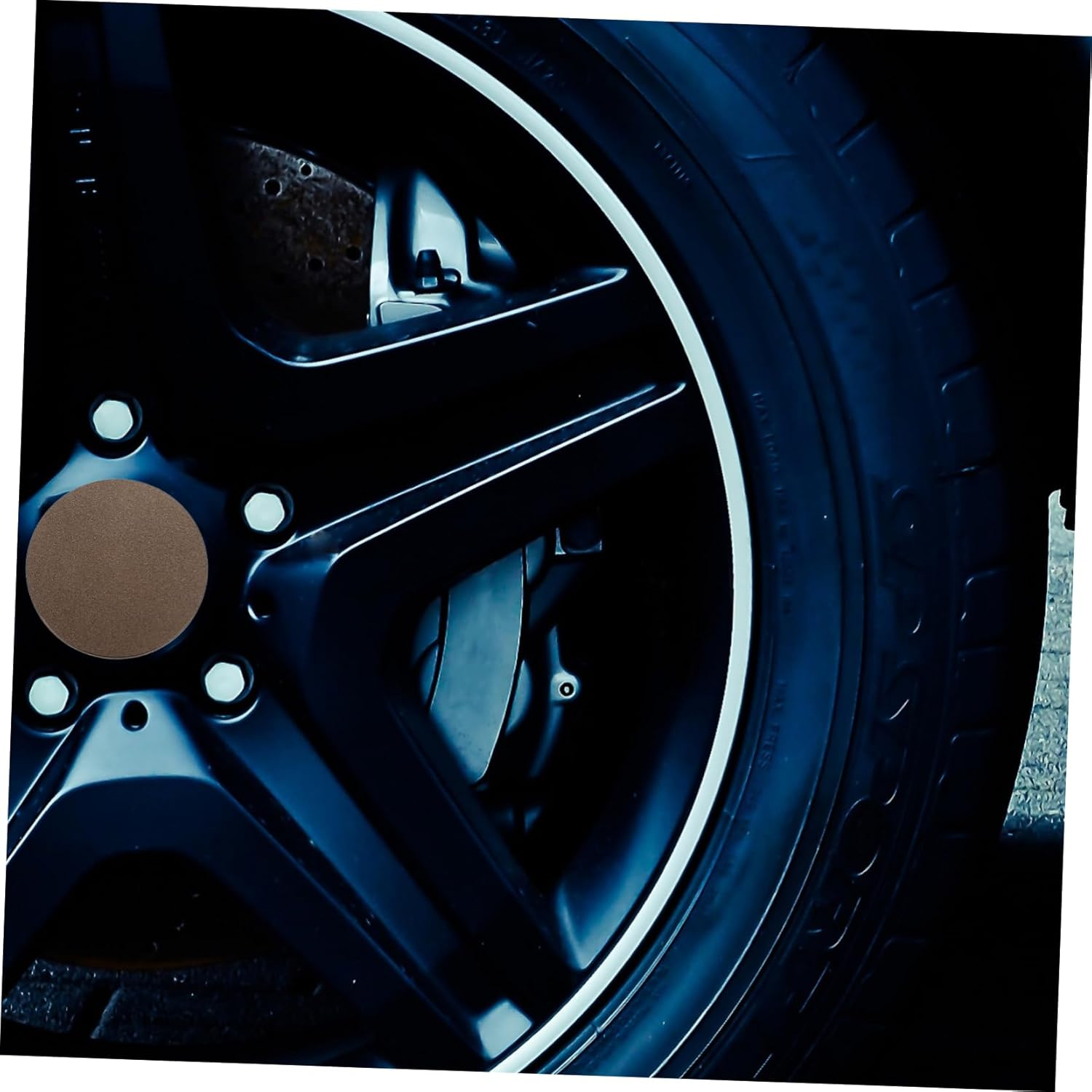 MOLUCKFU 4Pcs Wheel Hub Center Caps Deep Antique Automotive Tire Accessories Easy Installation Material Sleek Design for Car Wheel Hub Replacement