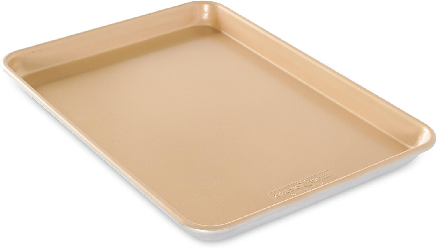 Nordic Ware Naturals Non-Stick Jelly Roll Baking Sheet, Gold, 15.125 X 10.625 image number 2