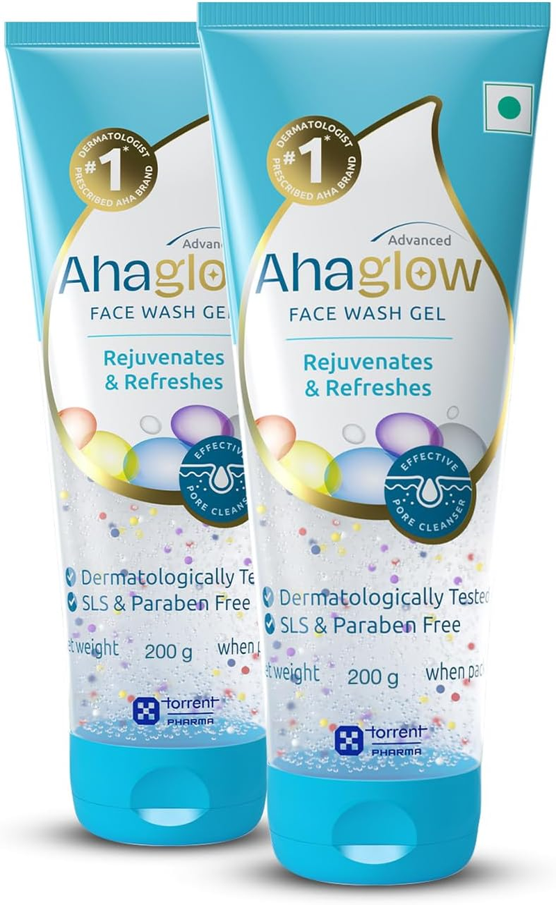AHAGLOW FACE WASH 200GM PACK of 2 image number 1