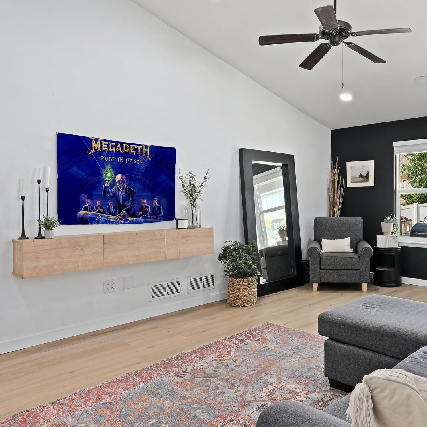 BYADKOA Megadeth Rust in Peace Poster Flag Tapestry, 3X5 Feet, Music Poster #1, Wall Art for Bedroom, Decor Gift image number 5