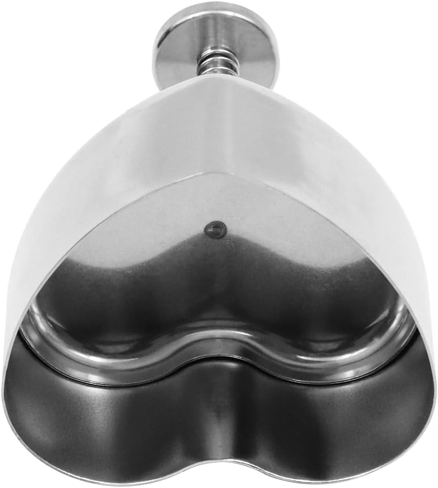 ZONADA Heart-Shaped Sushi Mold Rice Ball Mould Stainless Steel Sushi Maker Onigiri Mold DIY Non-Stick Sandwich Mould for Homemade Kitchen Tool image number 1