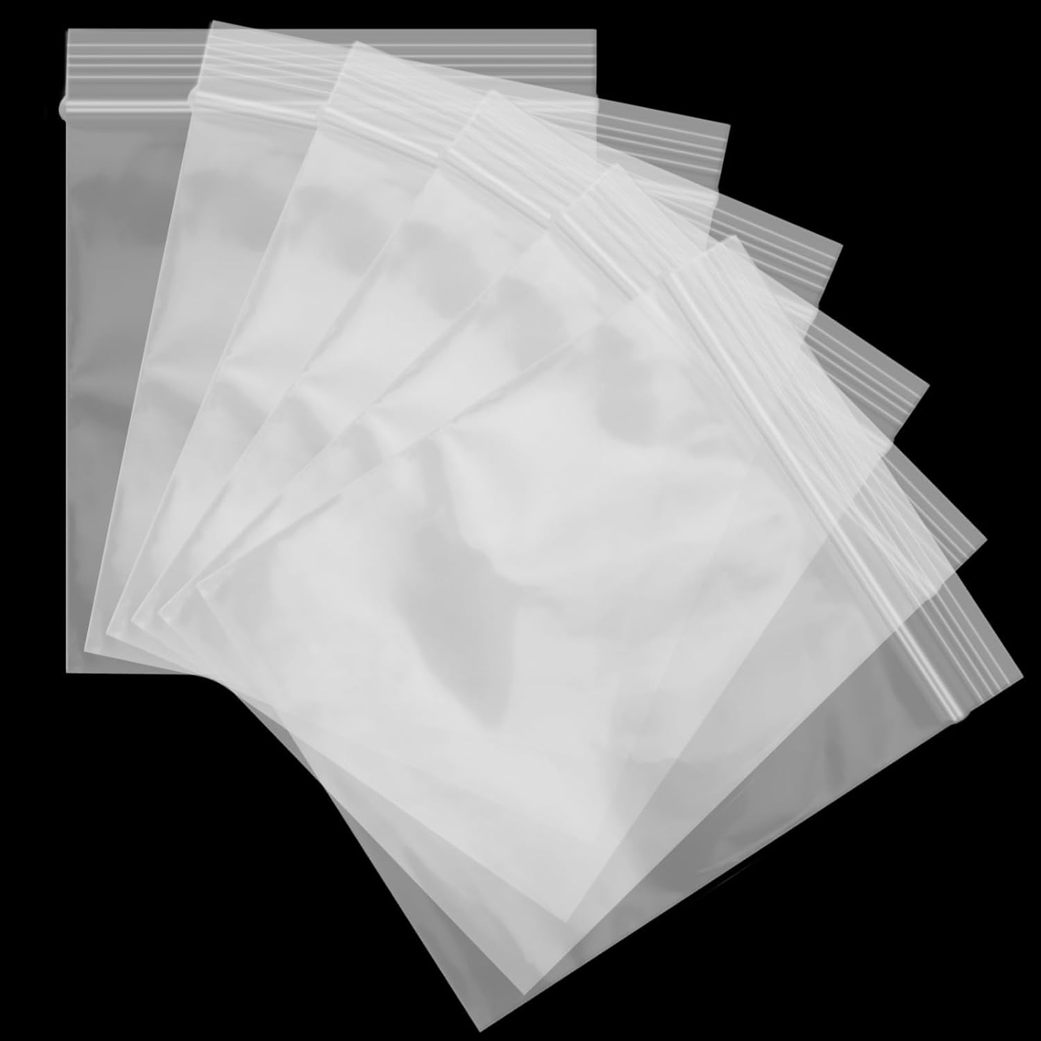 240Pcs 3X3 Zip Lock Bags, Clear Small Plastic Baggie for Pills, Rings, Snacks, Reclosable Seal image number 4