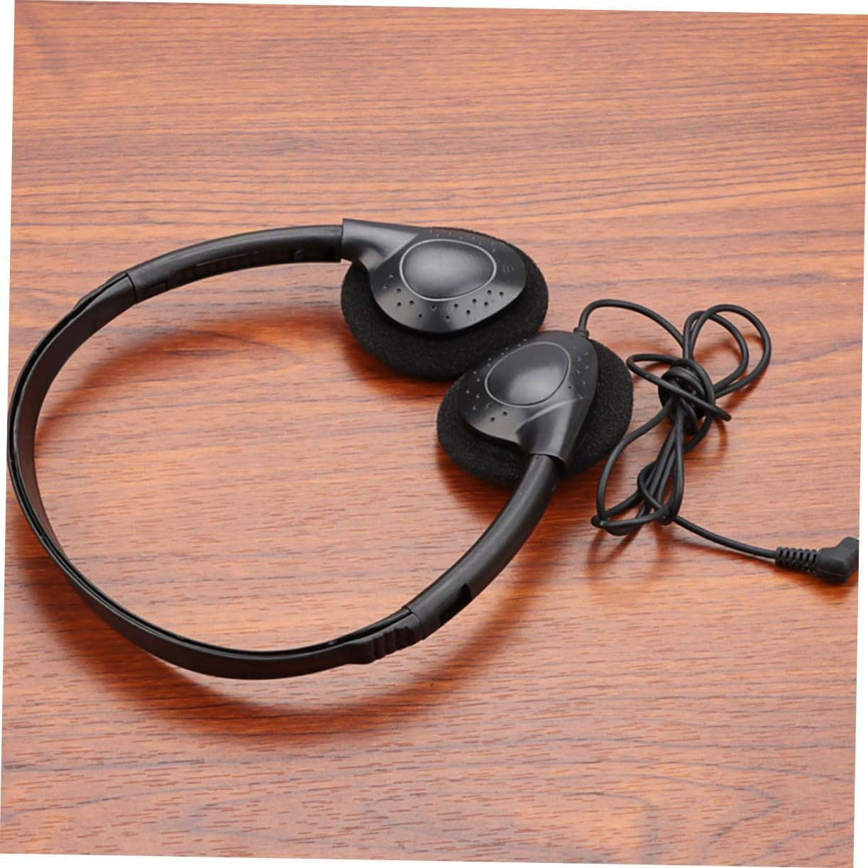 POPETPOP Stereo Gaming Headset Wired Head-Mounted Headphone with Noise Reduction for Pc and Tablet Pc, Comfortable Over-Ear Earphones in Black for Women and Gamers image number 4