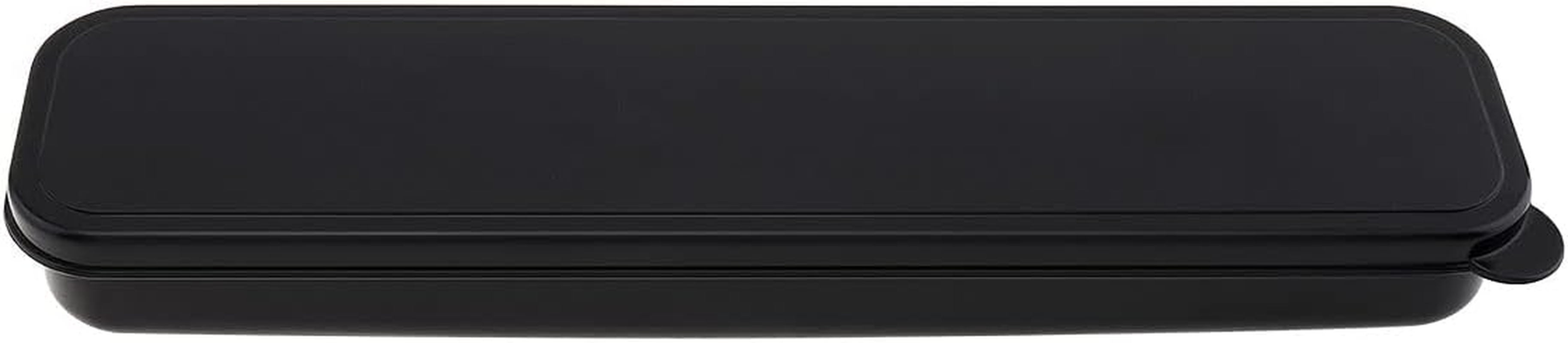 Origlam Portable Cutlery Box, Travel Tableware Storage Case, Simple Tableware Storage Box for Cutlery Set, 24.5 X 5.9 Cm (Black) image number 5