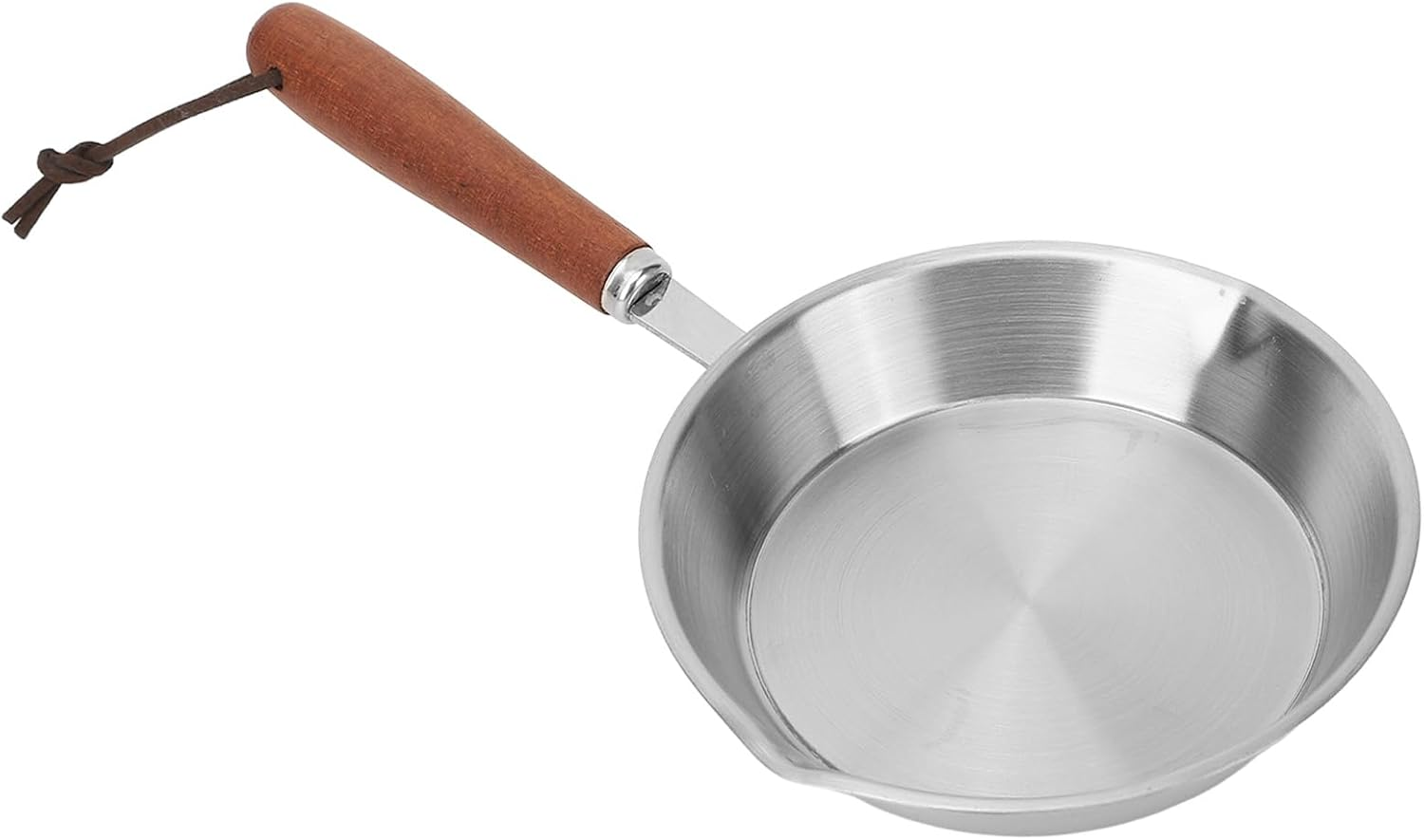 Stainless Steel Fry Pan with Even Heating Bottom for Restaurant and Home Cooking, Non Stick Egg Pan for (12CM) (16CM) image number 5