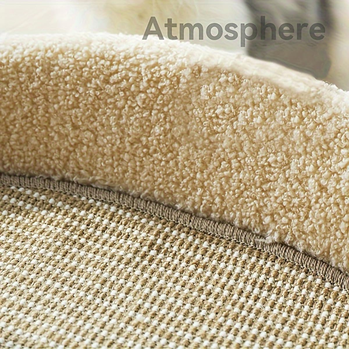 AIMALL 19.7 Inch Cat Scratching Board and Sofa - Integrated Sisal Cat Claw Pad with Comfortable Velvet Nest, Scratch-Resistant Cat Furniture image number 3