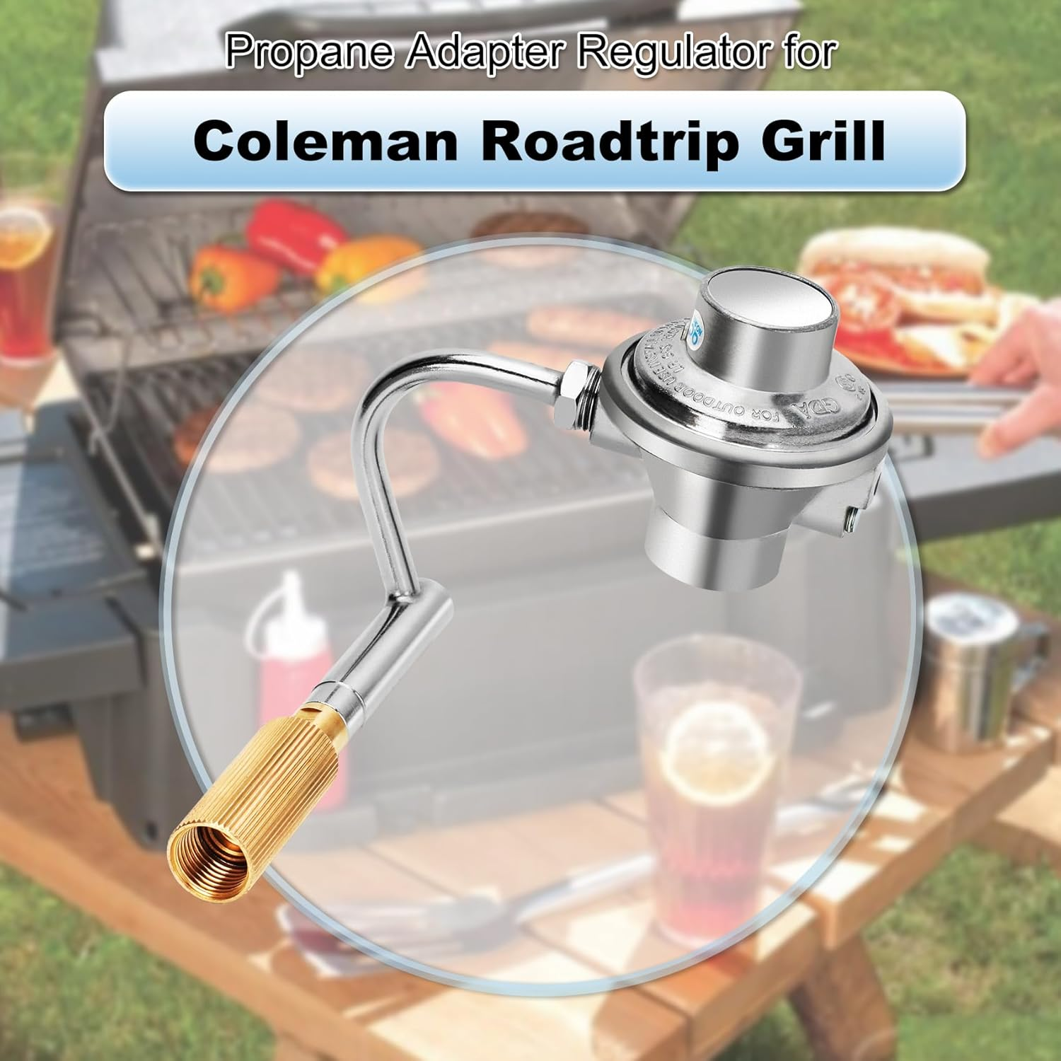 Grill Regulator Compatible with Coleman Roadtrip, Perfectly Replacement C001, 5010000743, Compatible Coleman 9949 Series, 9942A5251 Etc.