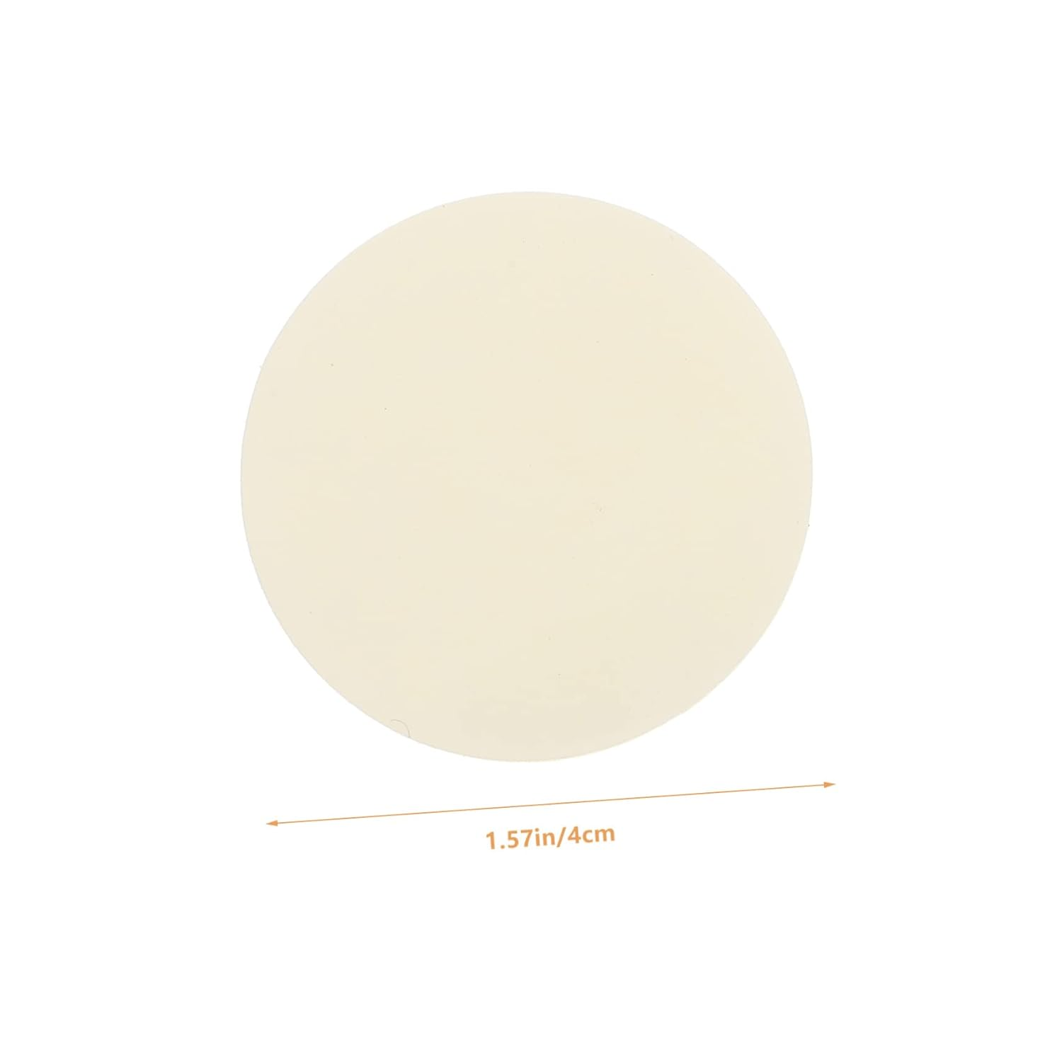 Operitacx 24Pcs Self-Adhesive Double Sided Mounting round Stickers Little Yellow Base Film Easy to Apply for Home Car Decor image number 2