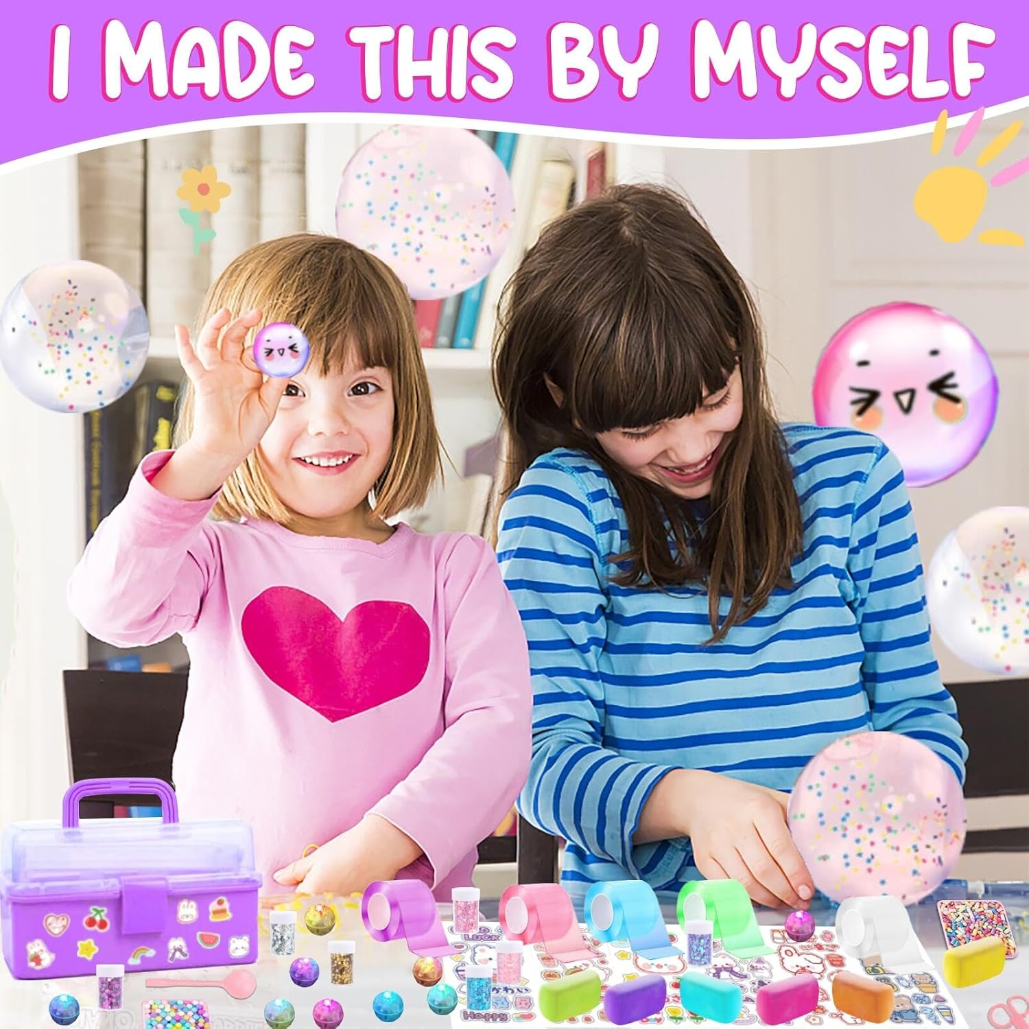 Jimcii Nano Tape Squishy Maker - Bubble Kit for Kids image number 4