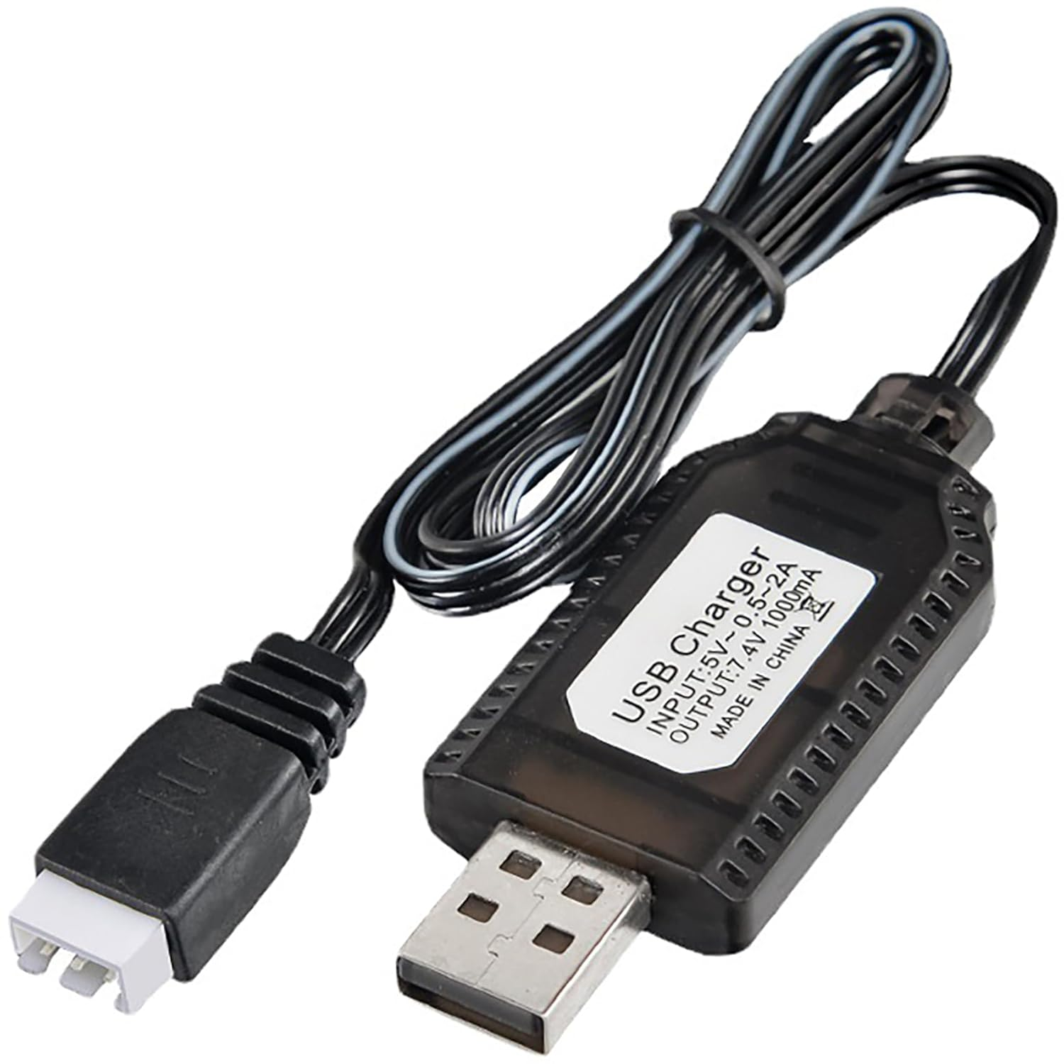 Tunghey 2Pack USB Charger Cable LED Indicator Compatible with 800Ma 2S 7.4V Li-Po Batteries for RC Dro-Nes/Qua-Dcopter/Veh-Icles with XH-3P Connector image number 5