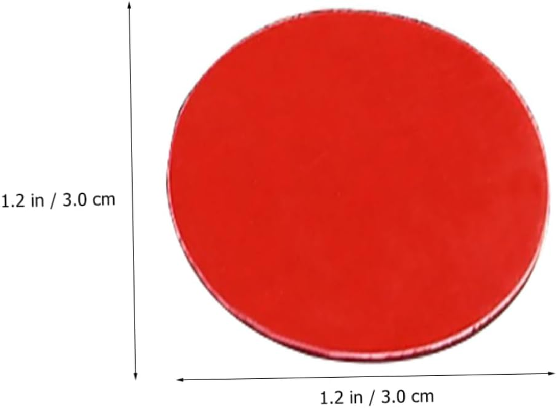 50Pcs Car Perfume Seat Glue Double Sided Tape Strong PVC Glue Material Self-Adhesive round Tapes for Car Ornament image number 6