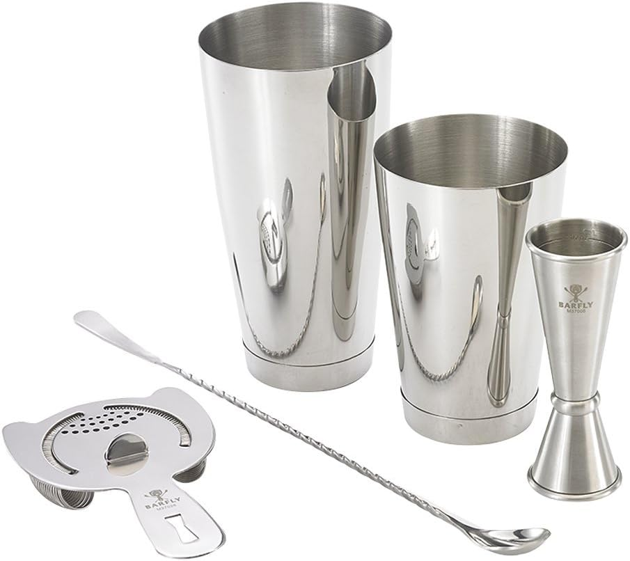 Barfly M37101 Basics Cocktail Set, 5-Piece, Stainless Steel image number 4