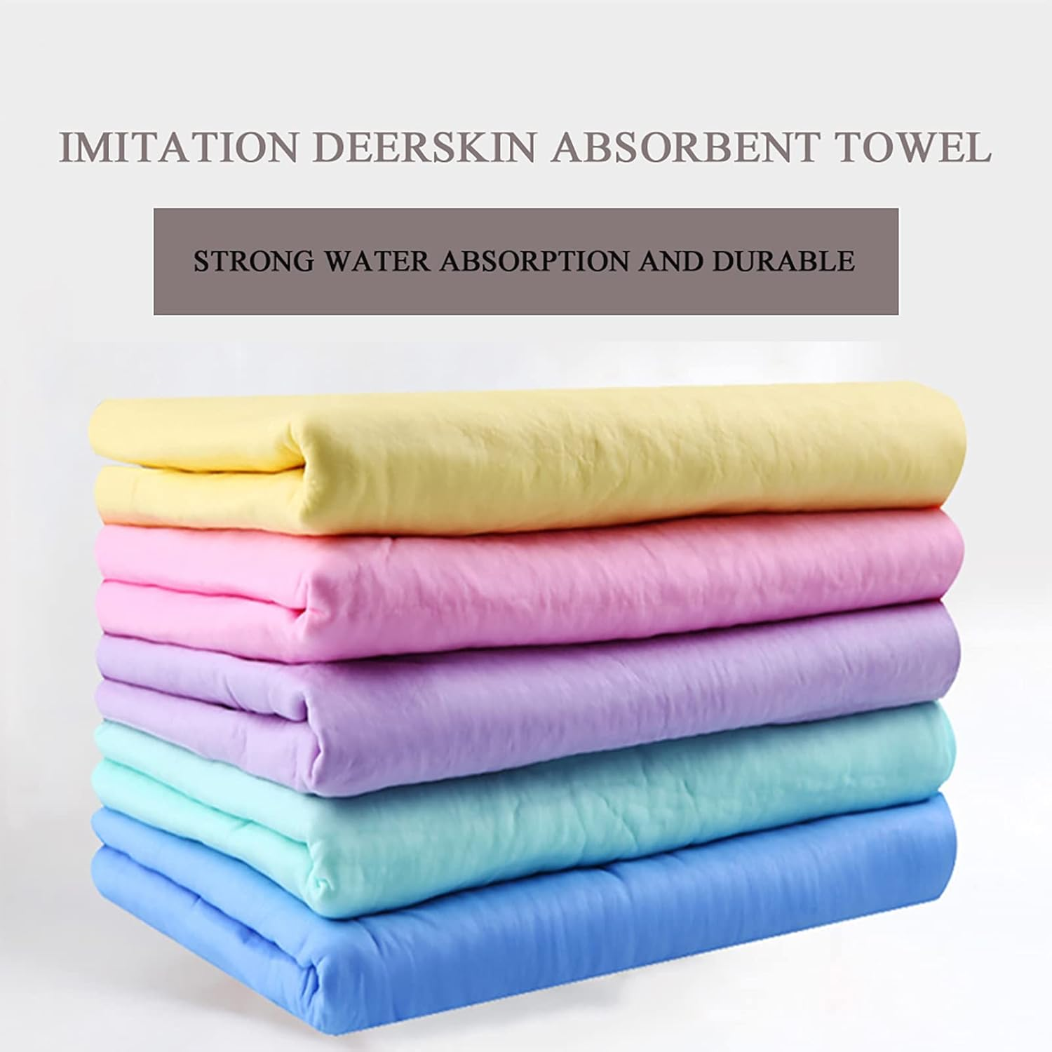 Pet Quick Dry Shammy Towel Bulk, Cat Towel, 5 PCS Dog Super Absorber Grooming Towel, Dog Grooming Towels Pack Small Box image number 4