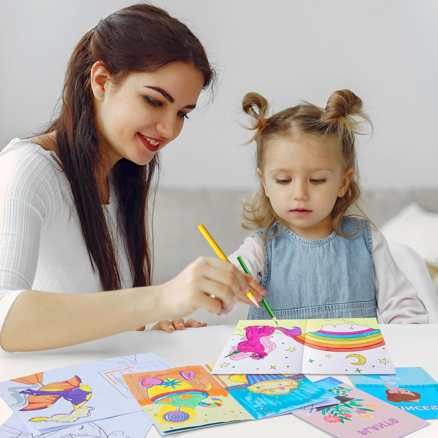 JOYIN 24 Pieces Mix Colouring Books for Children Aged 4-8, Bulk Mini Colouring Activity Books for Party Favours Birthday Party Gifts, Classroom Goodie Bags Stuffers Travel Boys Girls image number 1