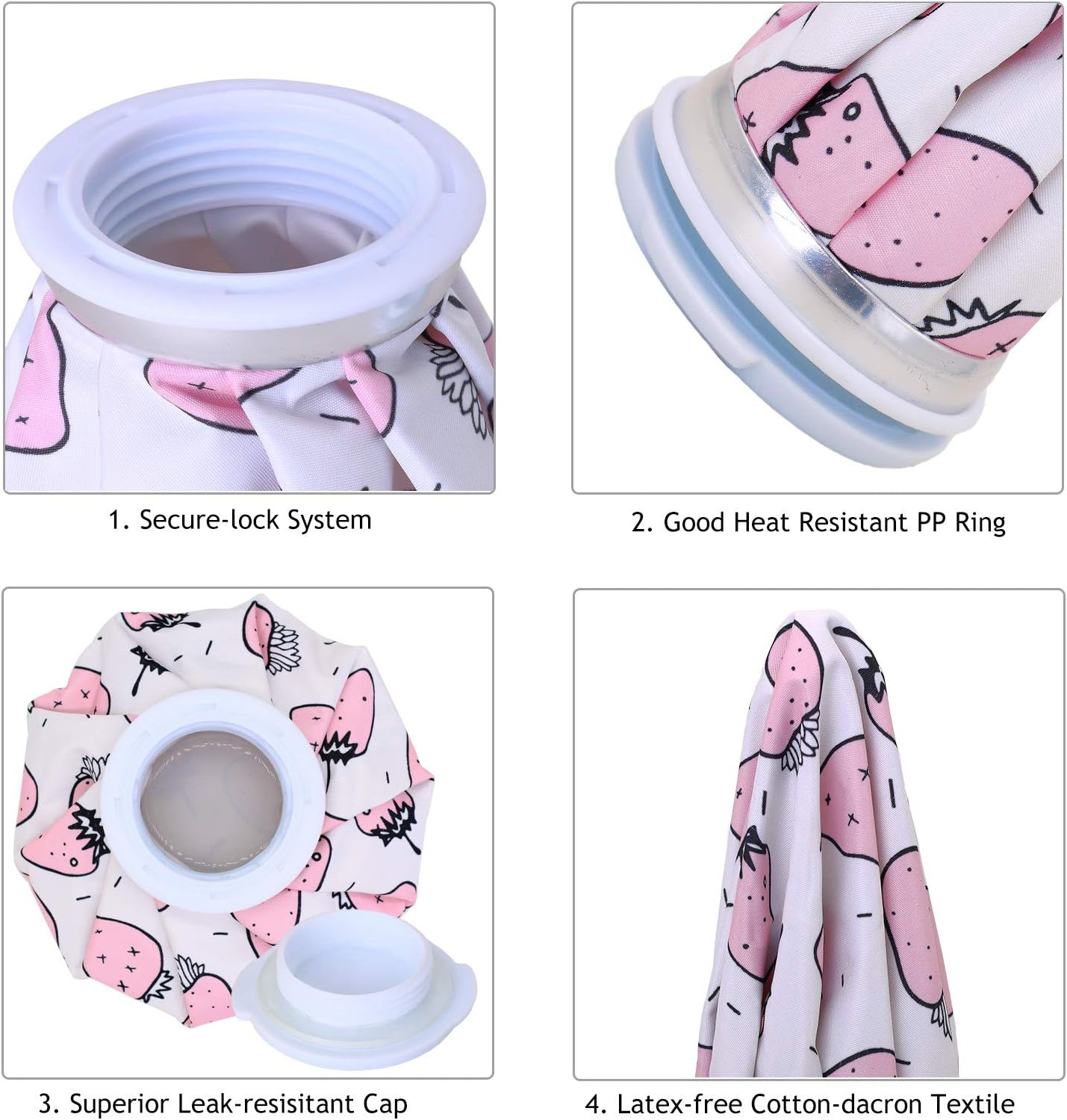 Linsonk Soft Ice Packs for Injuries Reusable for Kids Adults Cold Therapy Packs for Shoulder Wrist Knee Leg Pain Cold Compress for Swelling Bruises Wisdom Teeth Breastfeeding Headaches image number 5