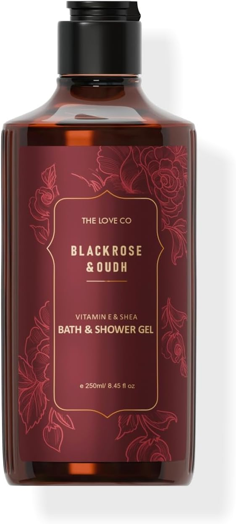 THE LOVE CO. Mesmerising Black Rose & Oud Foaming Body Wash 300Ml - Shower Gel for Women - Bodywashes for Men - Cleansing Bath Gel - Moisturizing Body Care image number 1
