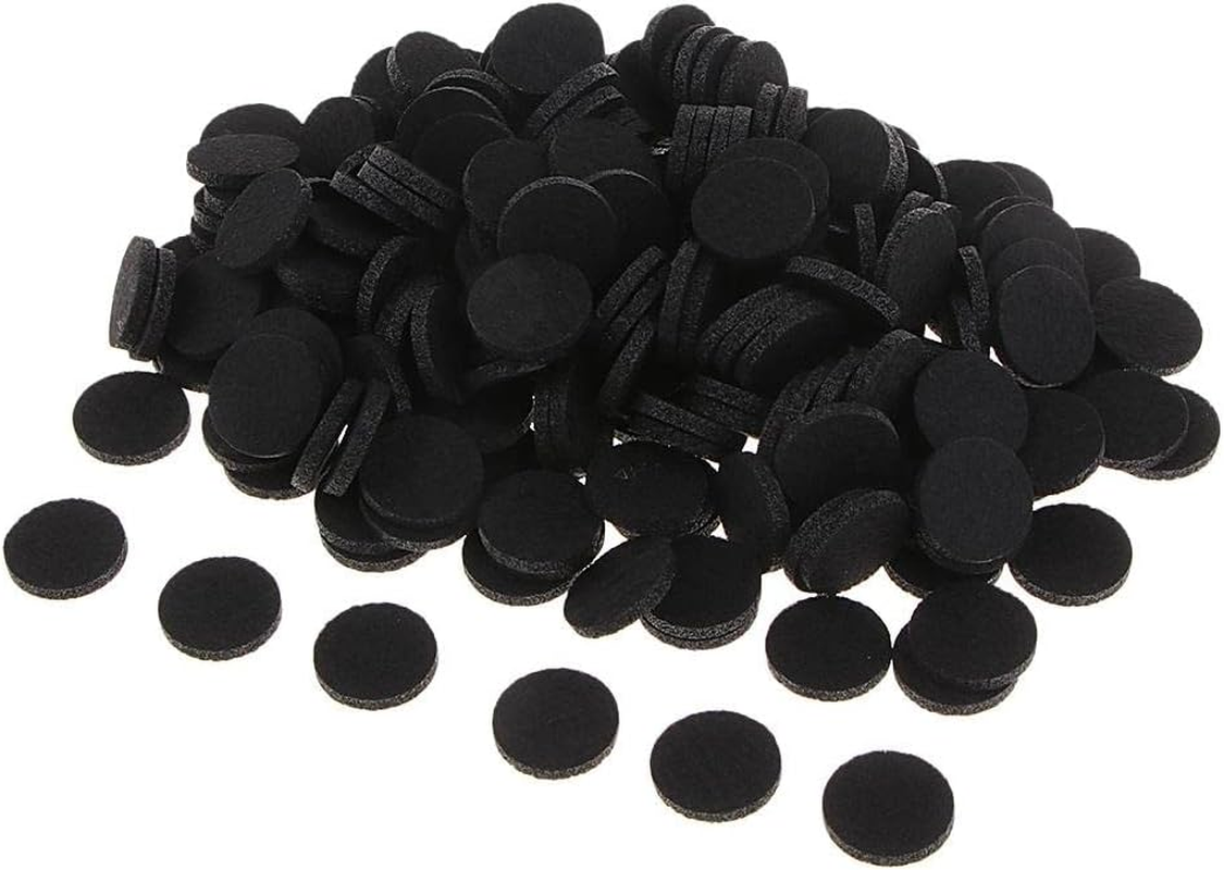 Rockible 200Pcs 21Mm Aromatherapy Essential Oil Diffuser Locket Refill Pads, Black image number 3