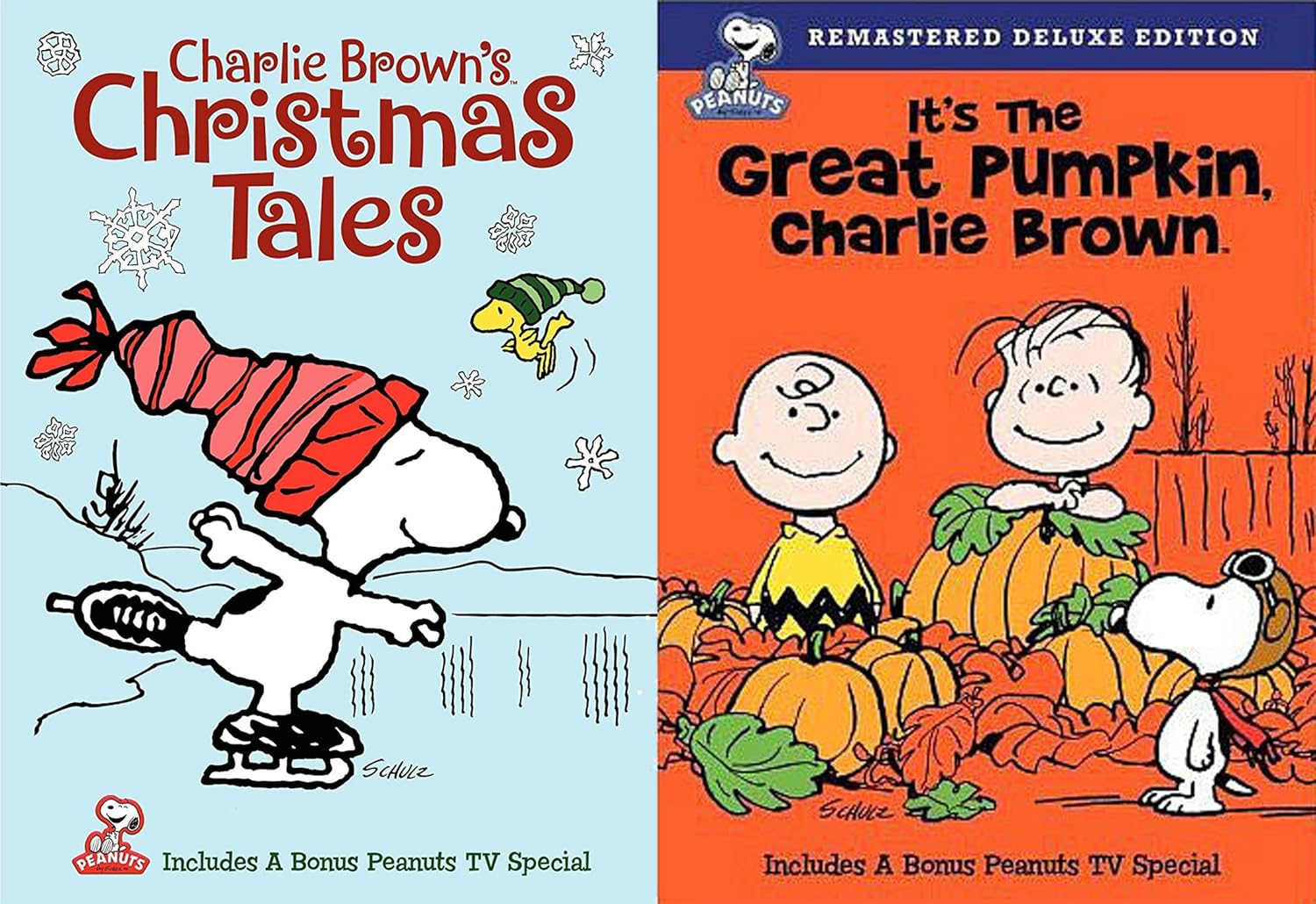 Peanuts Holiday Set - Charlie Brown'S Christmas Tales & It'S the Great Pumpkin Charlie Brown 2-DVD Bundle
