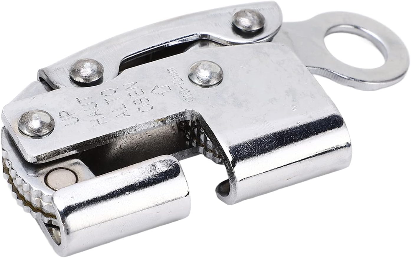 Climbing Self Locking Rope Grab, Alloy Steel Climbing anti Fall Rope Grab with Strong Bearing, Climbing Ascender for Rock Climbing Fire Rescuing Industrial Equipment image number 1