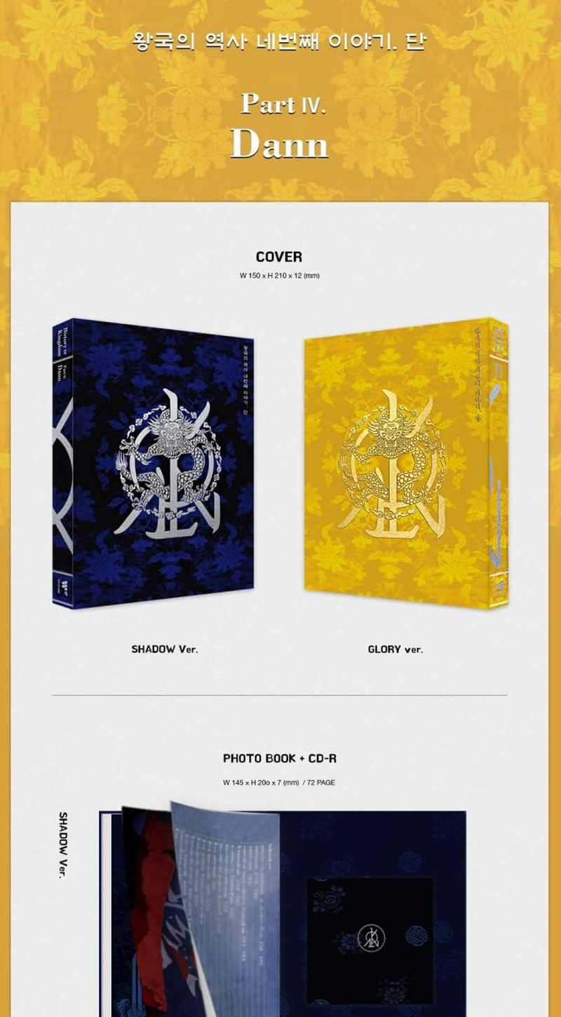 INGDOM History of Kingdom : Part IV Dann 4Th Mini Album Random Version Cd+72P Photobook+6P Calendar+1P Photocard+Tracking Sealed image number 5