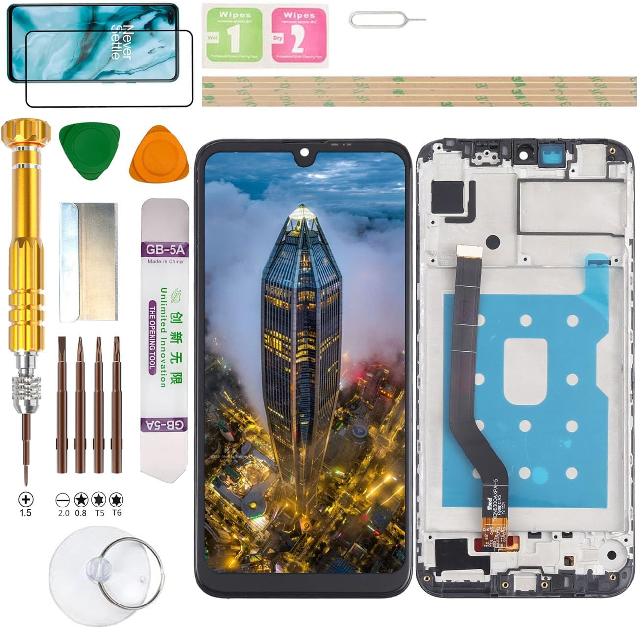 Gadget Troops LCD Display Assembly for Huawei Y7 2019 DUB-LX1 Screen Replacement Kit