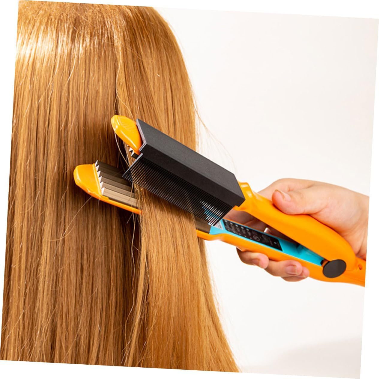 BIUDECO 2Pcs Hair Straightening Brush Attachments Straightener Comb Iron Comb for Hair Straightener Tool image number 3