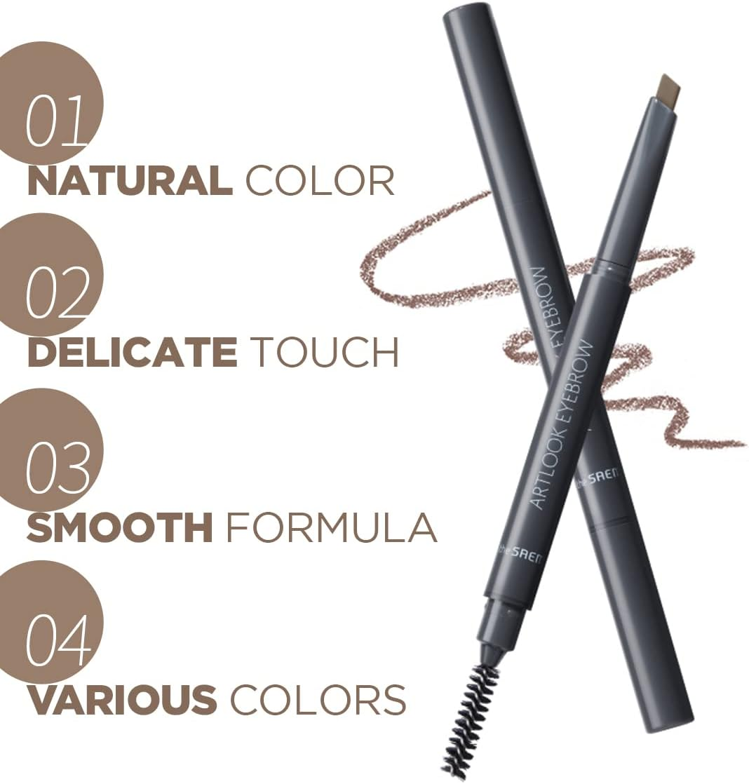 THE SAEM Saemmul Artlook Eyebrow 03 Gray Brown image number 4