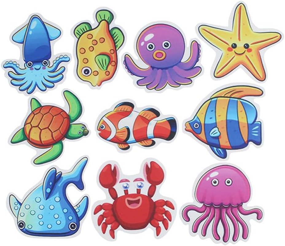 10Pcs anti Non Slip Mat Animals Bathtub Stickers Safety Floor Bathroom Shower image number 5
