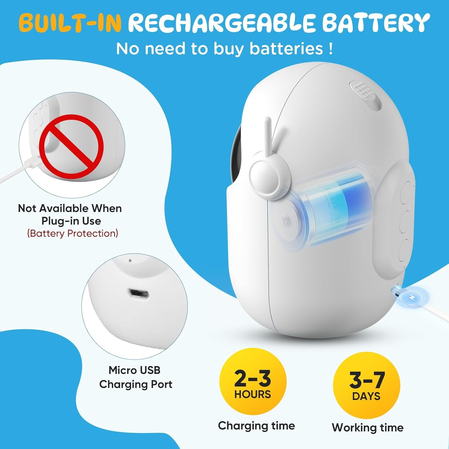 Koackl Cat Toys for Indoor Cats, Cat Laser Toy, Rechargeable Interactive Cat Toys with Timer & Speed Modes, Automatic Cat Toy for Indoor Cats Interactive for Cats Dogs Training and Exercise image number 1