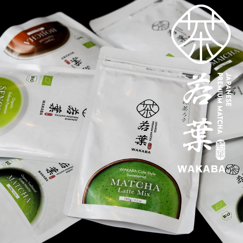 WAKABA 1St Harvest Premium Organic Matcha &ndash; Ceremonial Grade 100G from Uji, Kyoto, Japan | JAS/USDA Certified | Stone-Milled | Smooth, Rich Umami image number 5