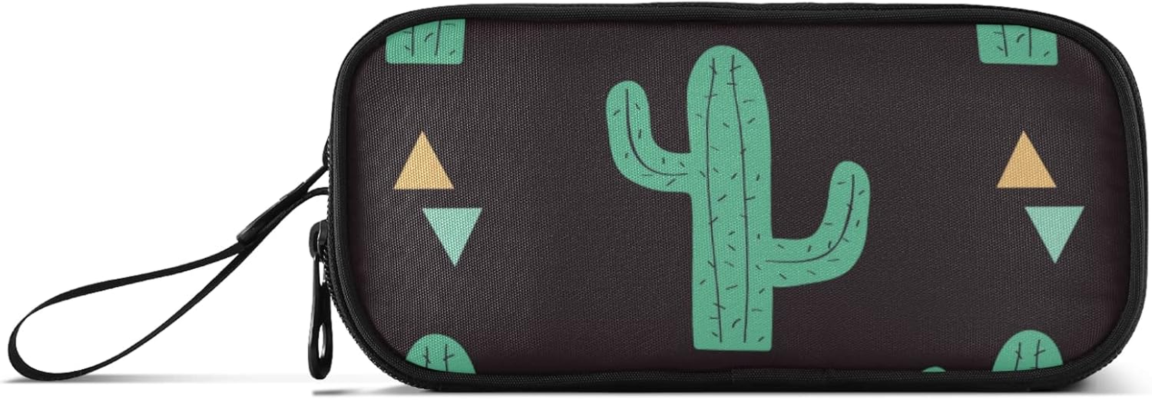 World Turtle Pencil Case Pen Holder Pouch Marker Desk Organizer Bag Travel Canvas Makeup Pouches for Adults Teen Girl Boy, World Turtle, One Size, Art Deco