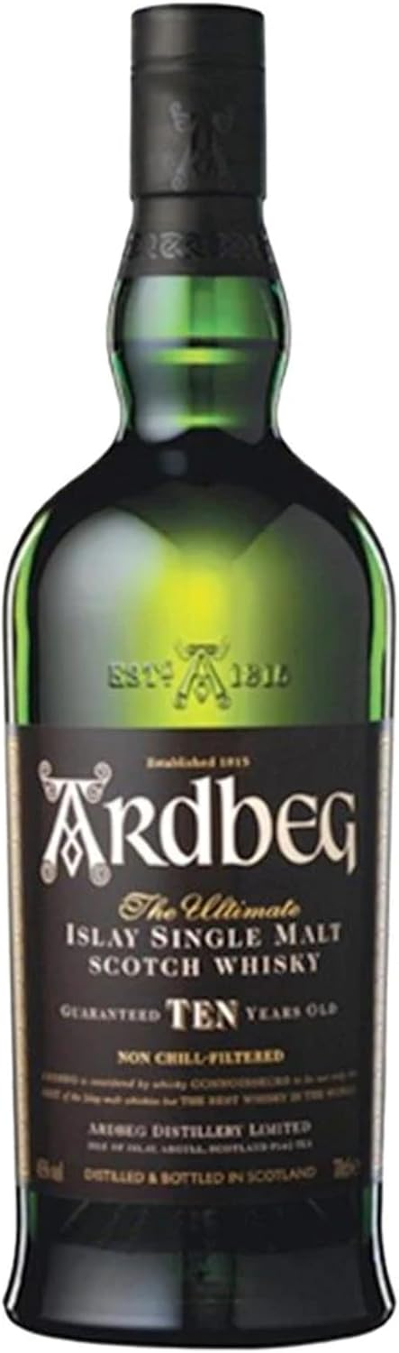 Ardbeg 10 Year Old Islay Single Malt Scotch Whisky 700 Ml