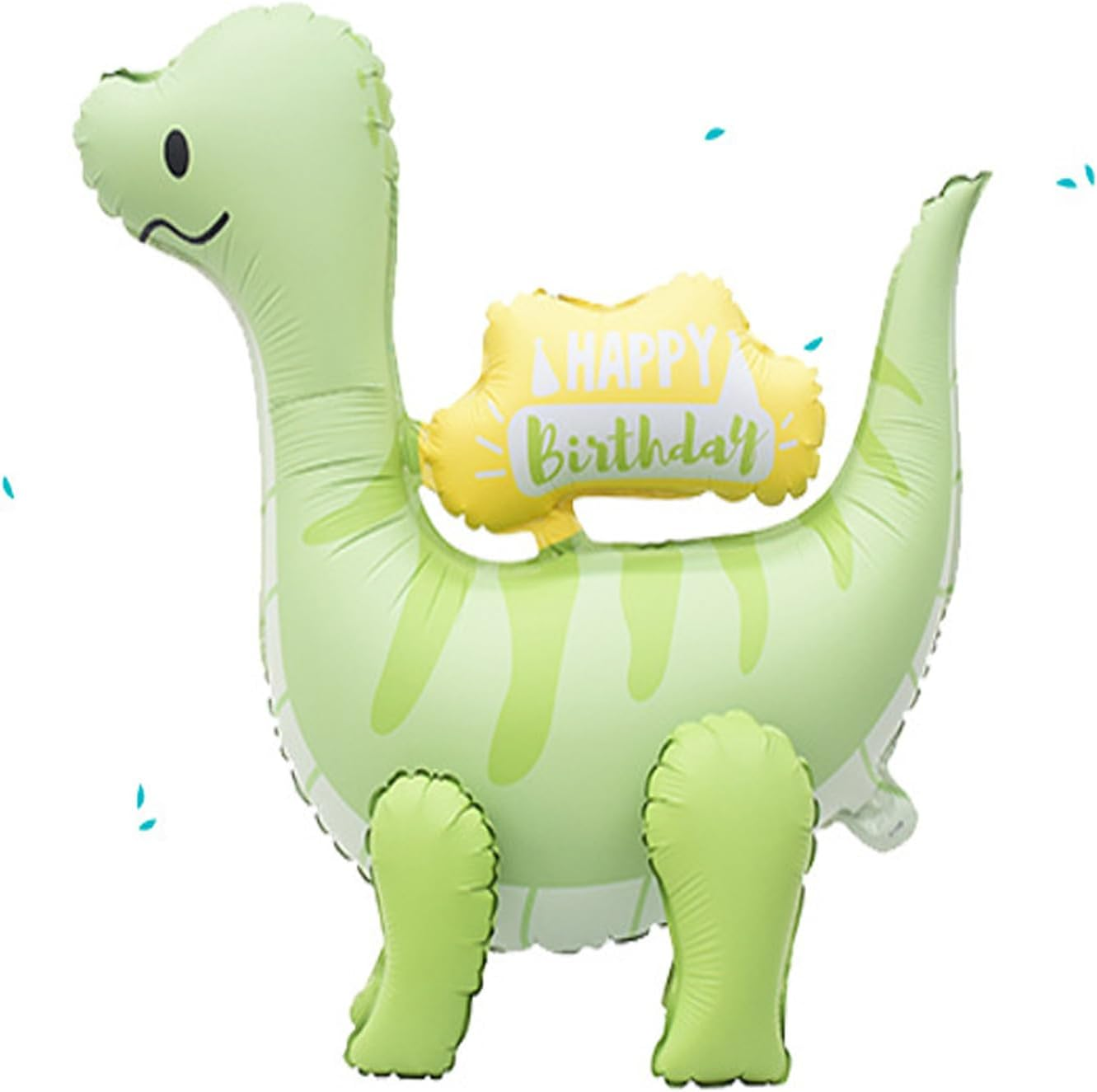 Large 3D Walking Dinosaur Balloon, Inflatable Dinosaur Giant Self Standing Dino Balloons 31Inch Pink Foil Balloons for Dinosaur Birthday Party Supplies Decorations(Pink)